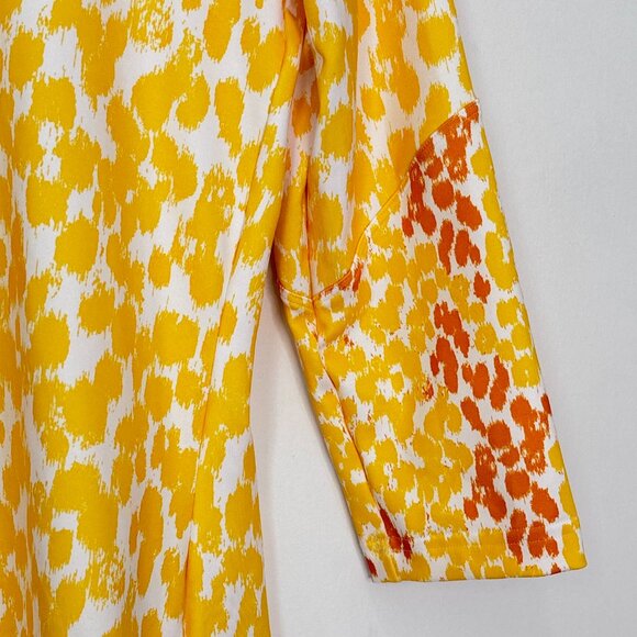 Adidas Stella McCartney Barricade Yellow White Athletic Pullover Shirt Small d5 - Picture 10 of 16